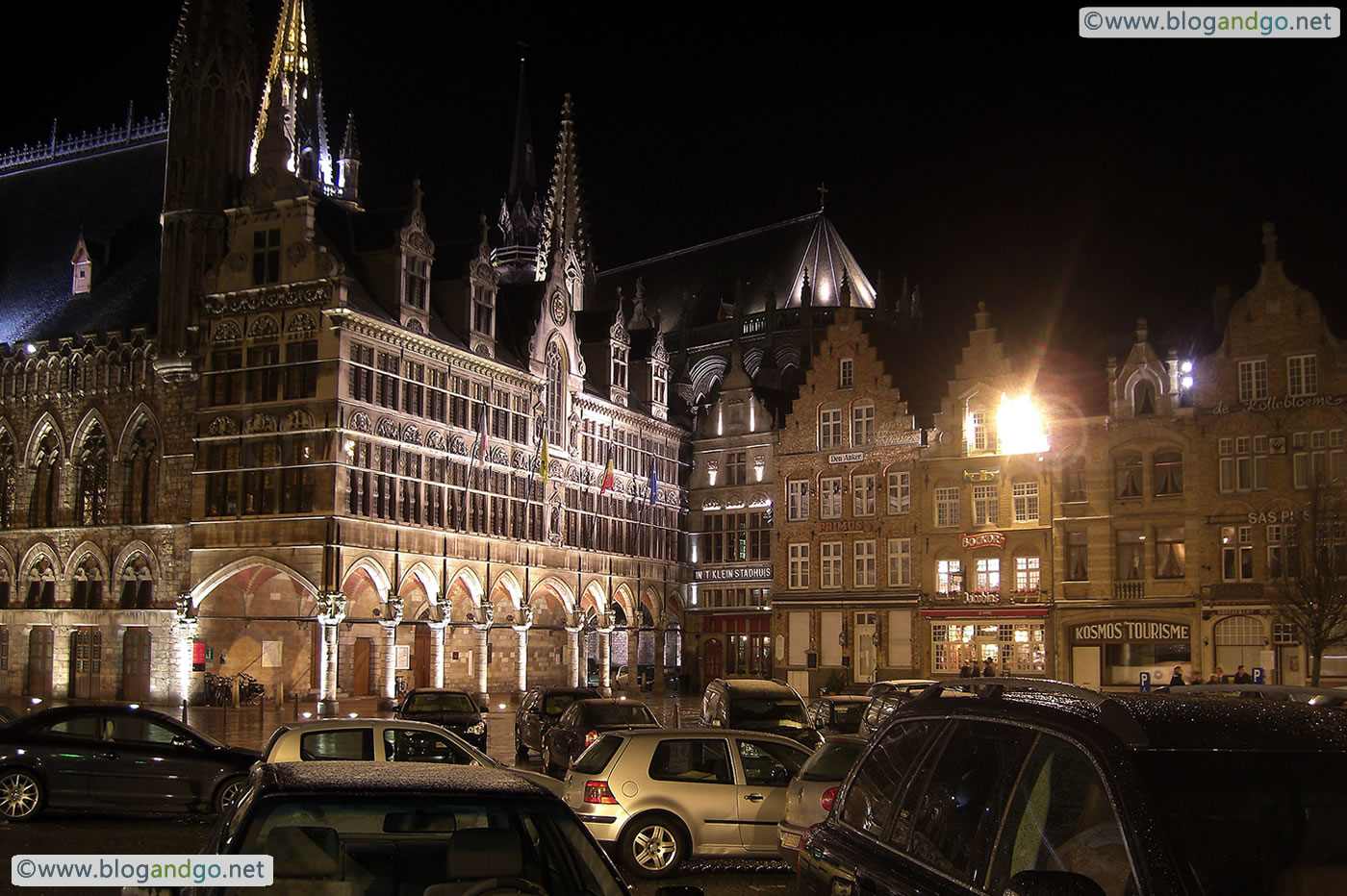 Ypres - The Cloth Hall at night II